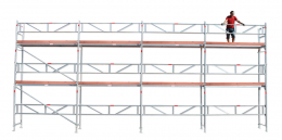 Rakennusteline 12x6 m - Runko Alumiini