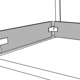 Jalkalistapaketti Runkoteline 3x6 m