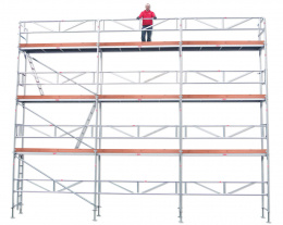 Rakennusteline 9x8 m - Runko Alumiini