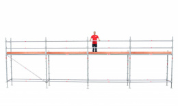 Rakennusteline 12x4 m Moduuli Rotax Alumiini