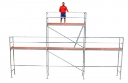 Rakennusteline 9x4m + lis�taso - Runko Ter�s