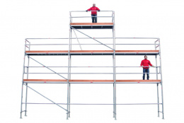 Rakennusteline 9x6m + lis�taso - Runko Ter�s