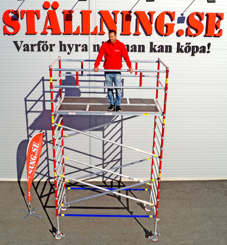 Rakennusteline py�rill� 2,5 m  (5,5 m x 1,35 m) 