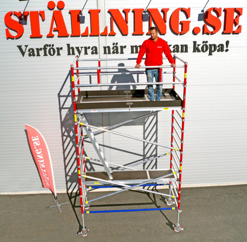 Rakennusteline py�rill� 2,5 m  (5,5 m x 1,35 m) 