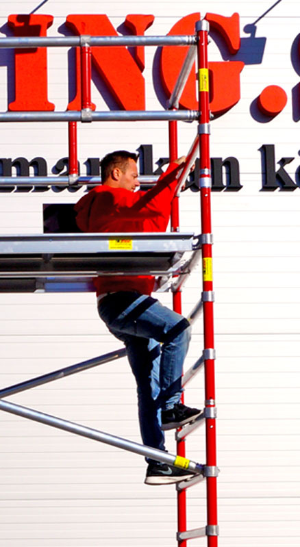 Rakennusteline py�rill� 2,5 m  (5,5 m x 1,35 m) 