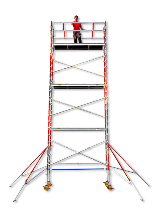 Rakennusteline py�rill� 2,5 m (8 m x 0,74 m)