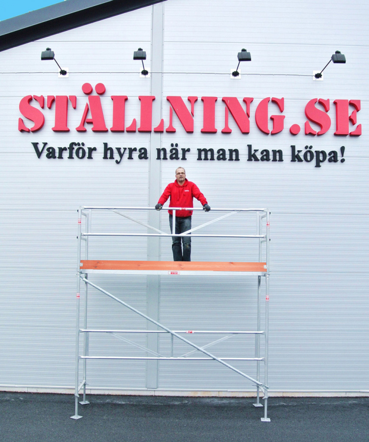 Rakennusteline 3x4 m - Runko Alumiini