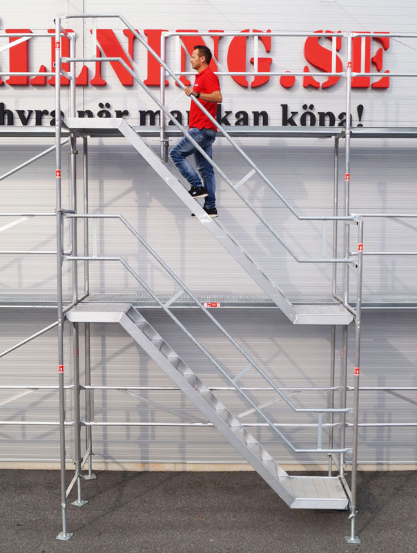 Rakennusteline 3x6 m - Runko Alumiini