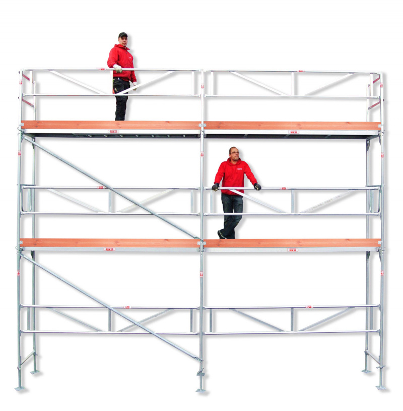 Rakennusteline 6x6 m - Runko Alumiini