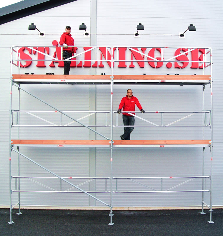 Rakennusteline 6x6 m - Runko Alumiini