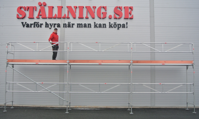 Rakennusteline 9x4 m - Runko Alumiini