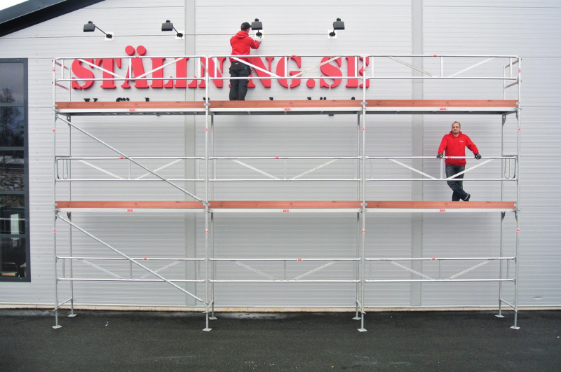 Rakennusteline 9x6 m - Runko Alumiini