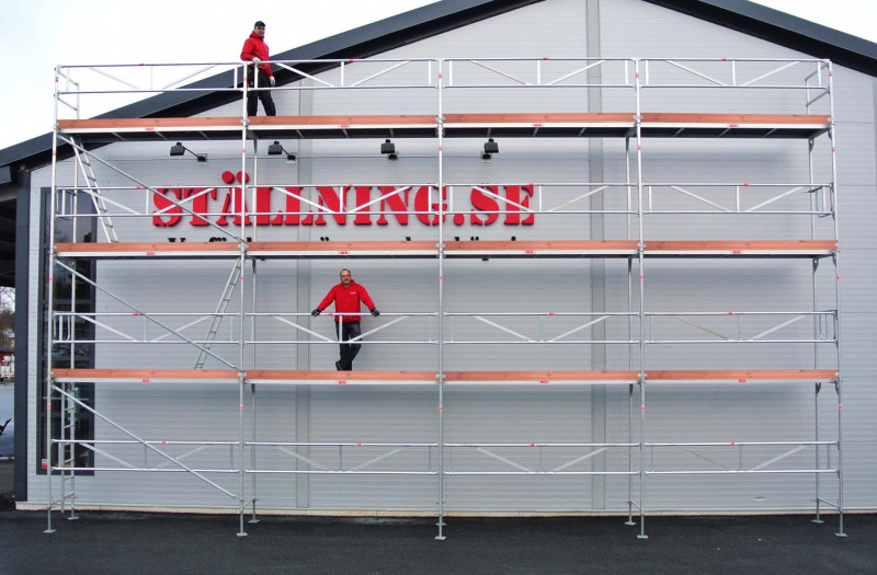 Rakennusteline 12x8 m - Runko Alumiini