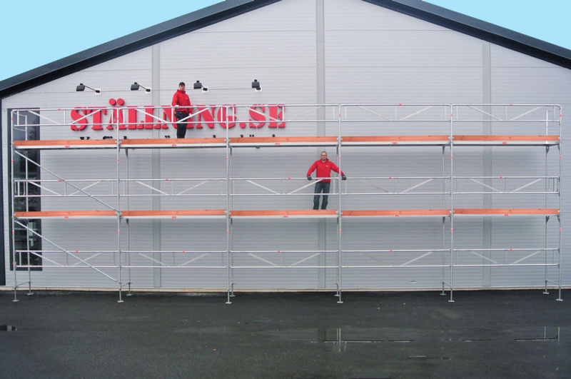 Rakennusteline 15x6 m - Runko Alumiini