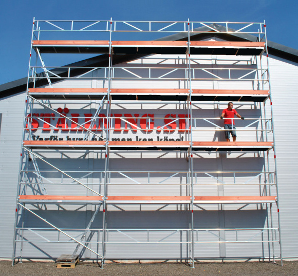 Rakennusteline 9x10 m - Runko Alumiini