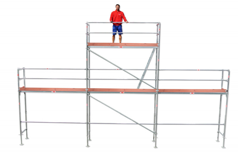 Rakennusteline 9x4m + lis�taso - Runko Ter�s