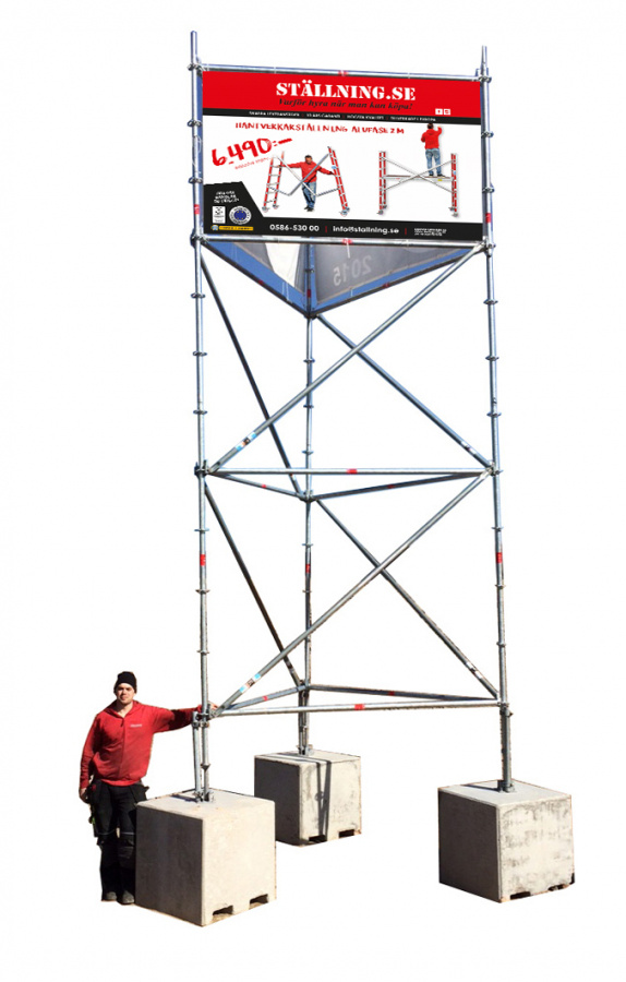 Kylttiteline 3x7 metri�